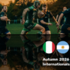 Autumn Series: Italy -  Argentina